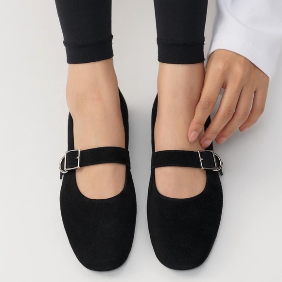 Vagabond Shoes - Jolin Ballet Flats Black Suede
